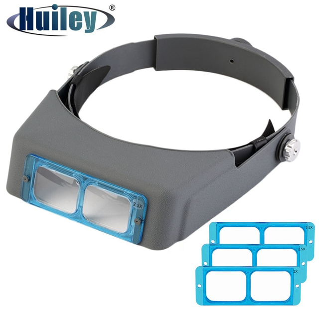 Head Wearing Glasses Magnifier For Low Vision Headband Eyewear